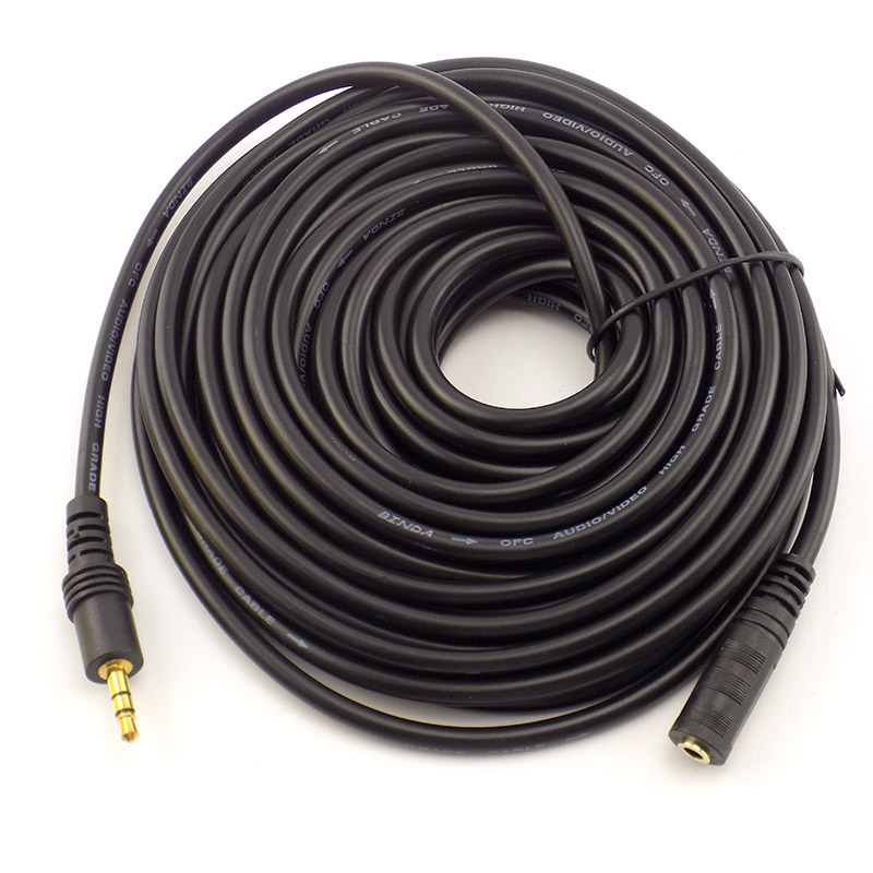 Cable Extension 3.5 - 1.5/3/5/10M 3.5mm 스테레오 남성-여성 오디오 연장