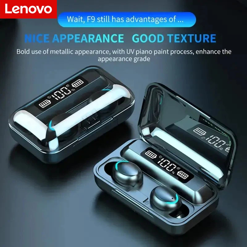 Usb C Earphone - 레노버 F9 블루투스 무선 헤드폰 -