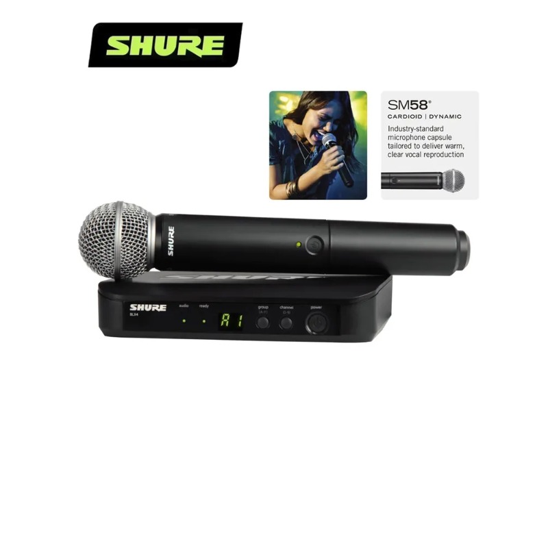 Shure Mic Mv7 - Shure BLX24 무선 시스템 마이크, 다양한