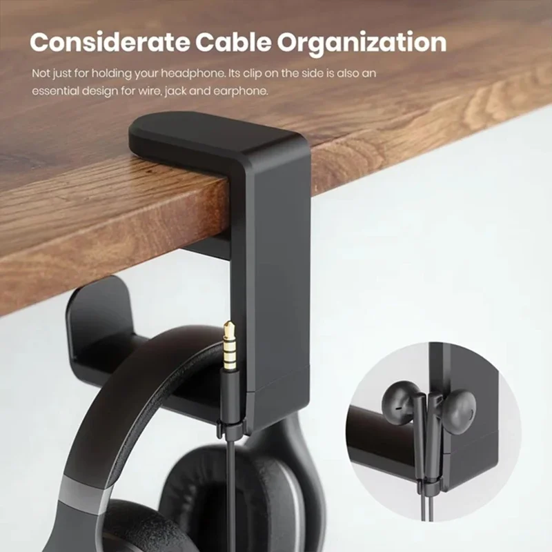노 펀치 테이블 클립 헤드폰 홀더 360도 회전 헤드폰 - Headphone Stand Desk 리뷰 및 가격