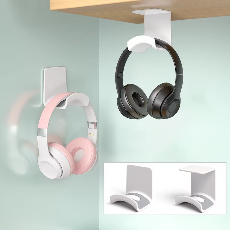 범용 헤드폰 스탠드 접착식 플라스틱 벽걸이형 헤드셋 거 - Headphone Stand Desk 리뷰 및 가격