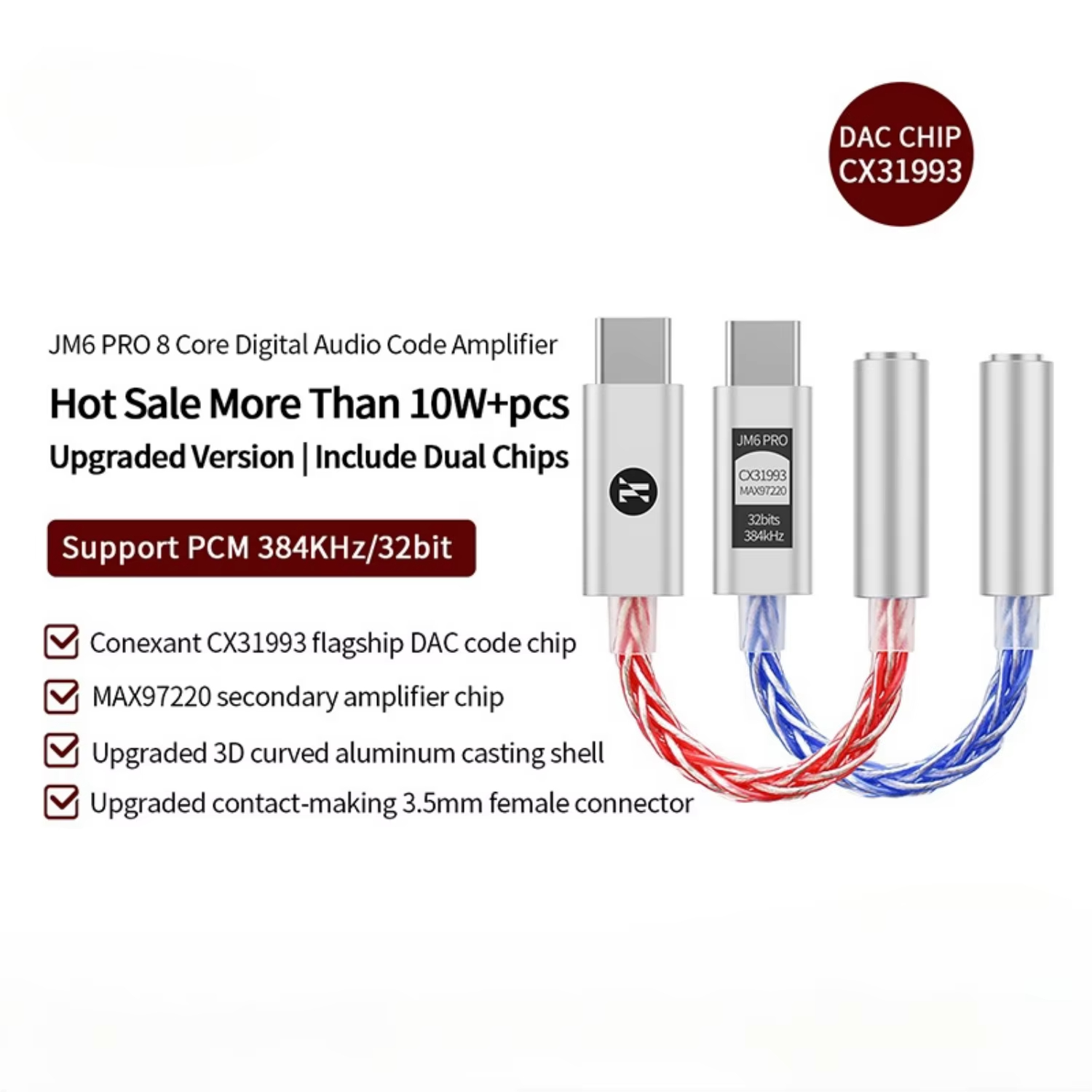 JCALLY JM6 Pro Type-C ~ 3.5mm  - Usb C Earphone 리뷰 및 가격