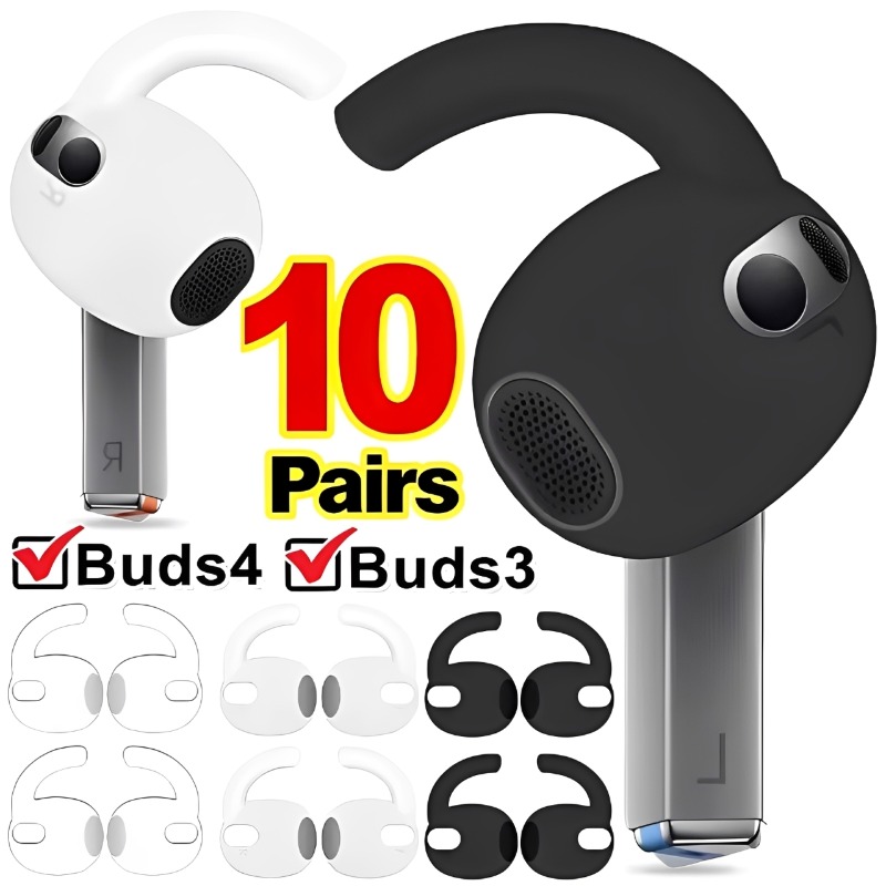 1-10쌍 교체용 실리콘 윙 스포츠 이어후크, 삼성 갤 - Silicone Ear Tip Replacement 리뷰 및 가격